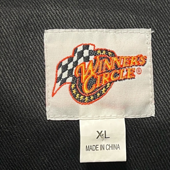 Vintage M&Ms Racing Jacket XL NASCAR Jeff Hamilton #38 Winners Circle - Picture 7 of 8